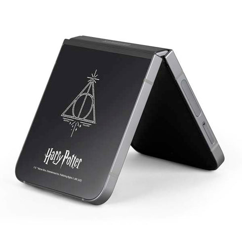 Wizarding Worlds Harry Potter Deathly Hallows Symbol Galaxy Z Flip6 Skin